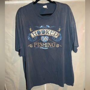 Gildan fishing shirt 2XL